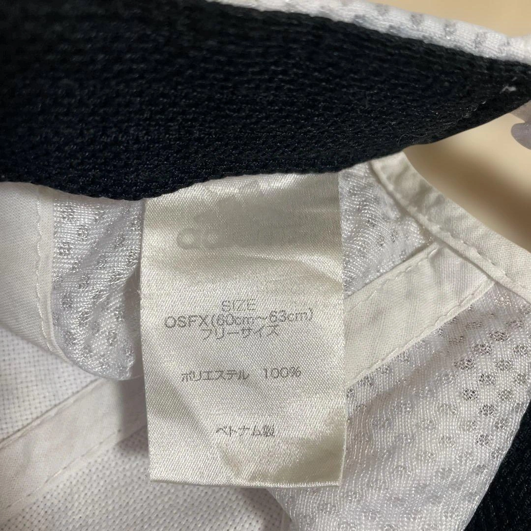 大きいサイズadidas ゴルフ キャップ メッシュ ホワイトの写真3枚目