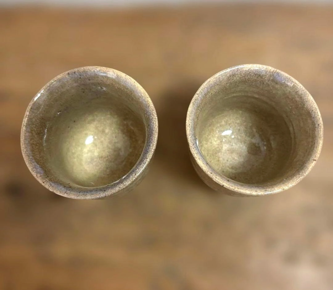 和陶器 ぐい呑み お猪口 4点セット まとめ売り 焼き物 酒器の写真3枚目