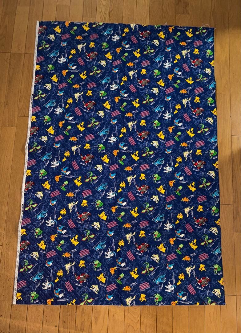 100cm×150cm平成ポケモン柄 キルティング 生地 布地 ハンドメイド素材