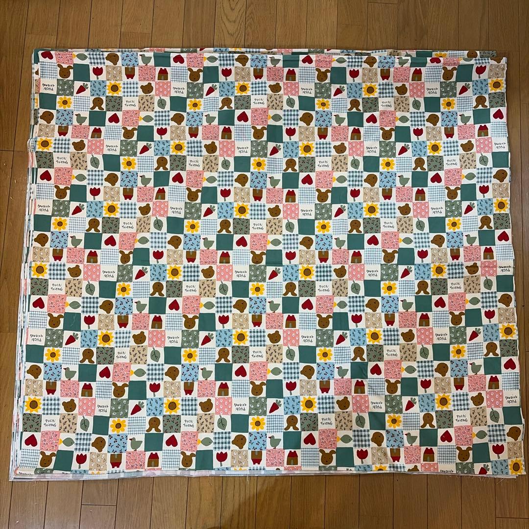 110cm×10m！ パッチワーク柄 生地 布地 ハンドメイド素材