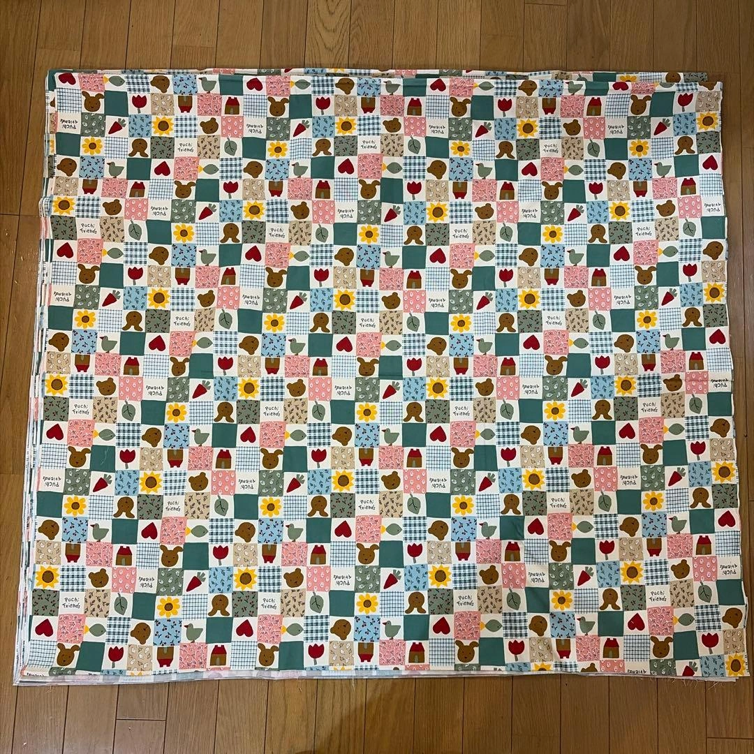 110cm×10m! パッチワーク柄 生地 布地 ハンドメイド素材
