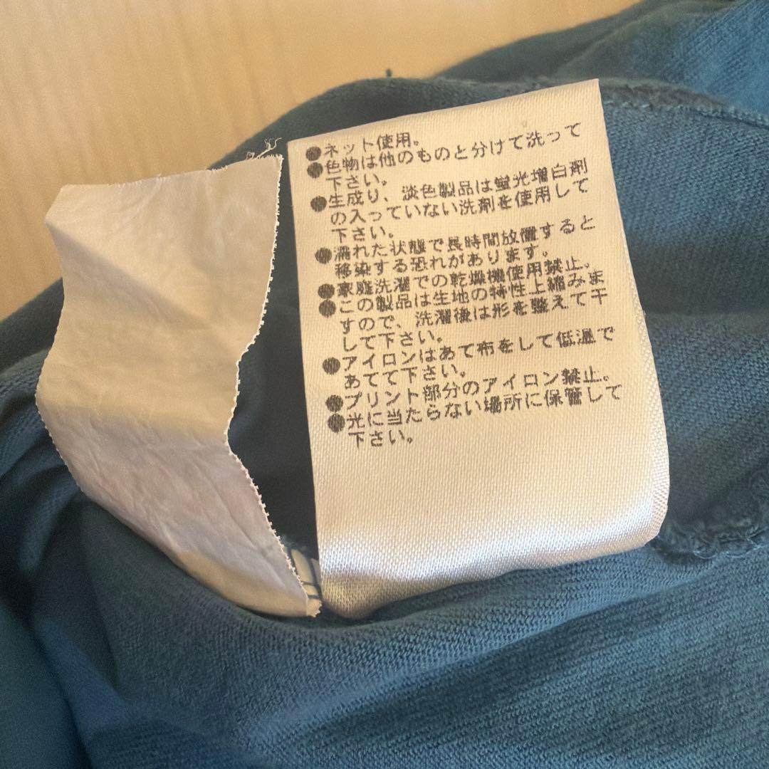 BRANSHES 140cm バックプリント 長袖Tシャツ(ブルー)の写真7枚目