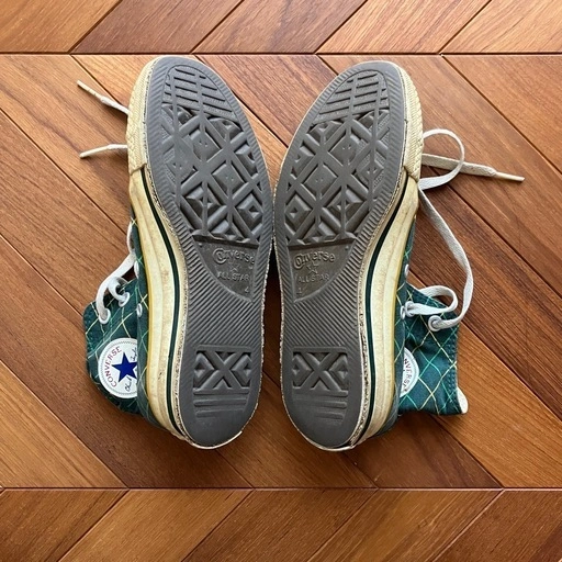 CONVERSE ALL STAR チェック柄 ハイカット スニーカーの写真4枚目