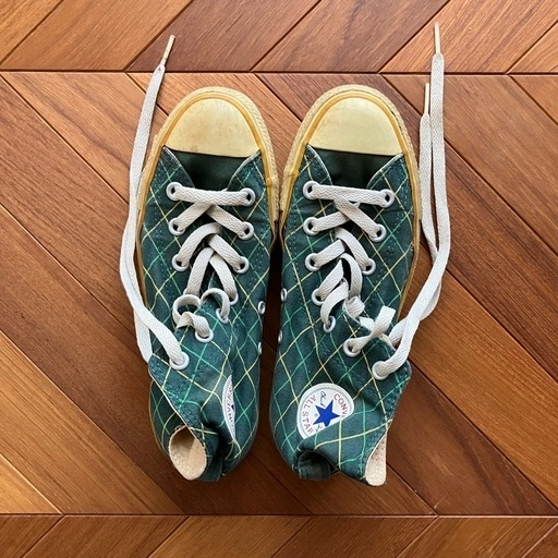 CONVERSE ALL STAR チェック柄 ハイカット スニーカーの写真5枚目
