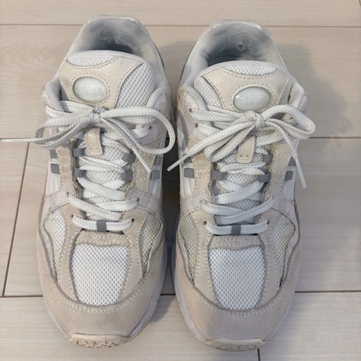 COACH レディース スニーカー ベージュホワイトの写真4枚目