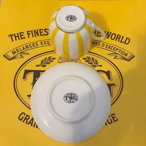 シンガポール限定 TWG TEA ティーカップ&ソーサーの写真2枚目