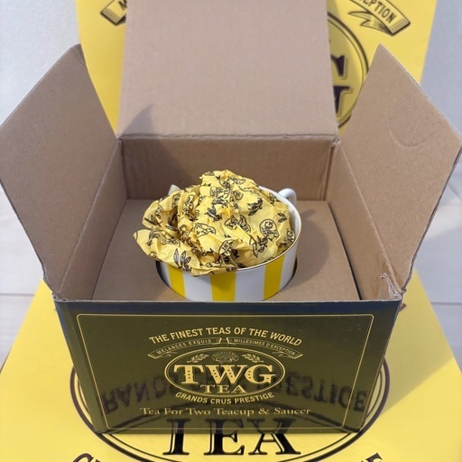 シンガポール限定 TWG TEA ティーカップ＆ソーサーの写真3枚目