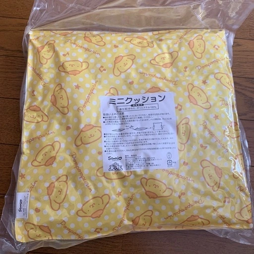 ポムポムプリン ミニクッションの写真2枚目