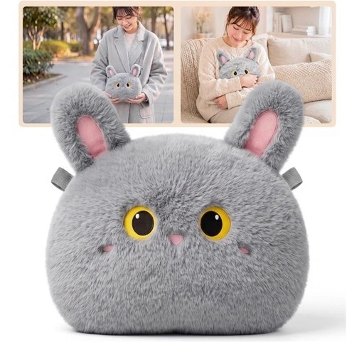 新品未使用 蓄熱式充電湯たんぽ うさたん風 ぬいぐるみカバー グレー