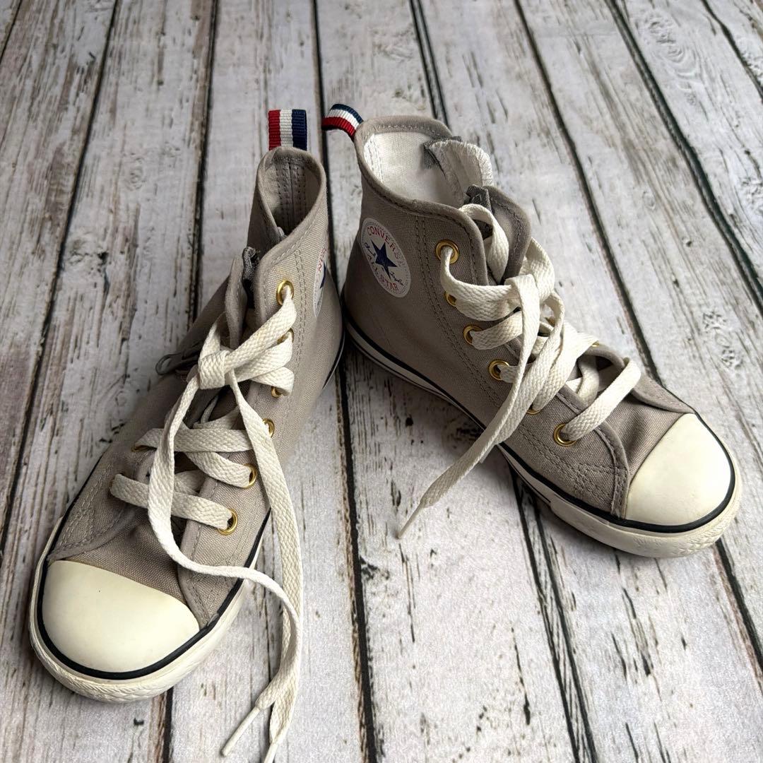 CONVERSE キッズ スニーカー 19cm グレー ハイカット