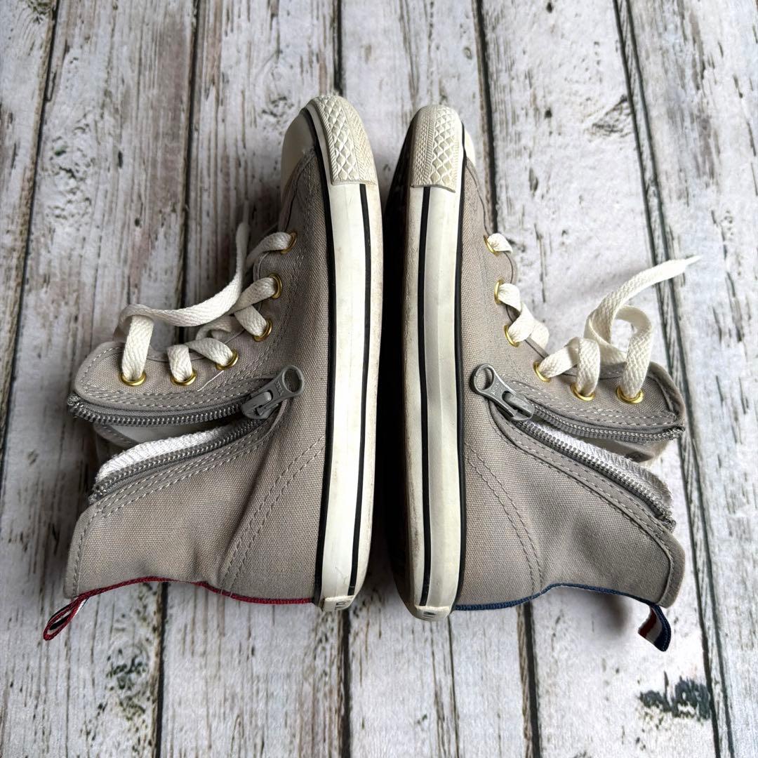 CONVERSE キッズ スニーカー 19cm グレー ハイカットの写真4枚目
