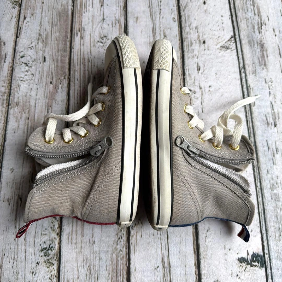 CONVERSE キッズ スニーカー 19cm グレー ハイカットの写真4枚目