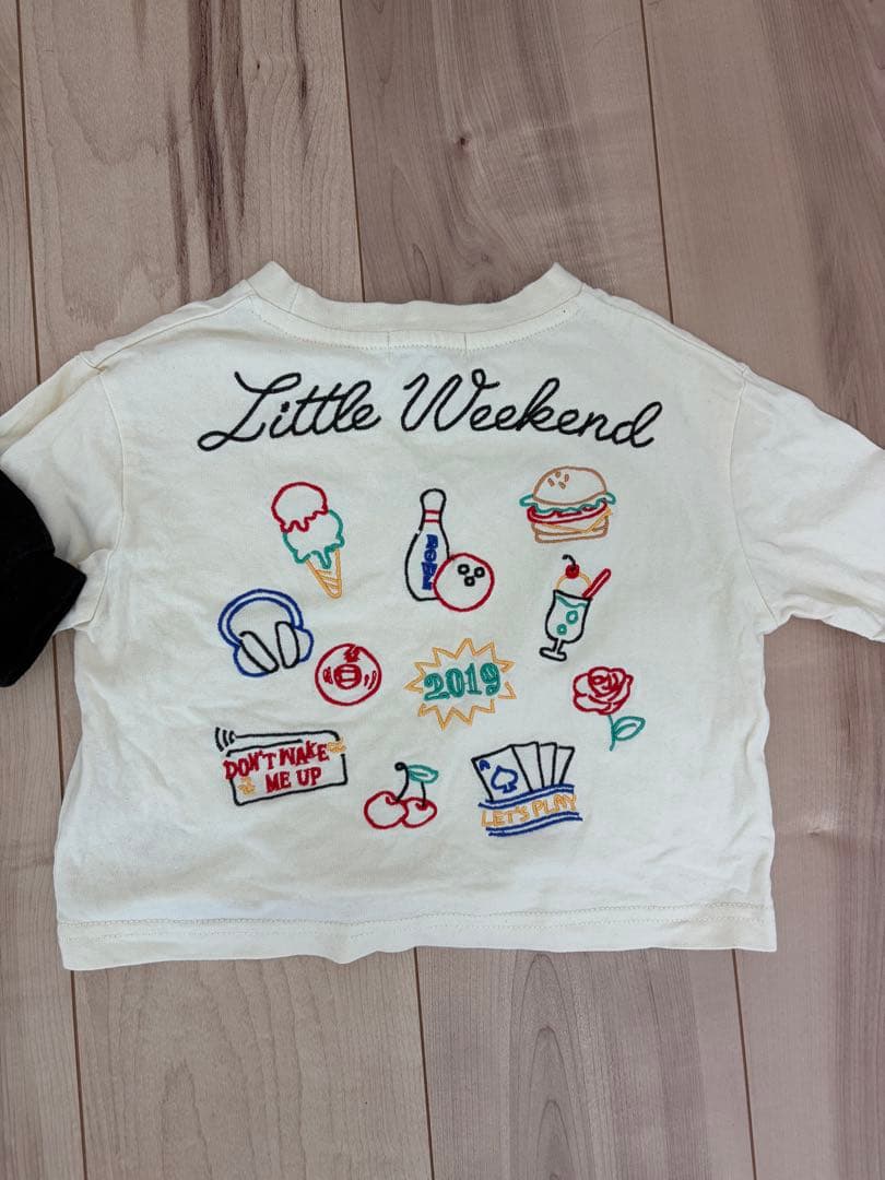 Little Weekend 半袖トップス 70cm 2枚セット 双子 おそろいの写真5枚目