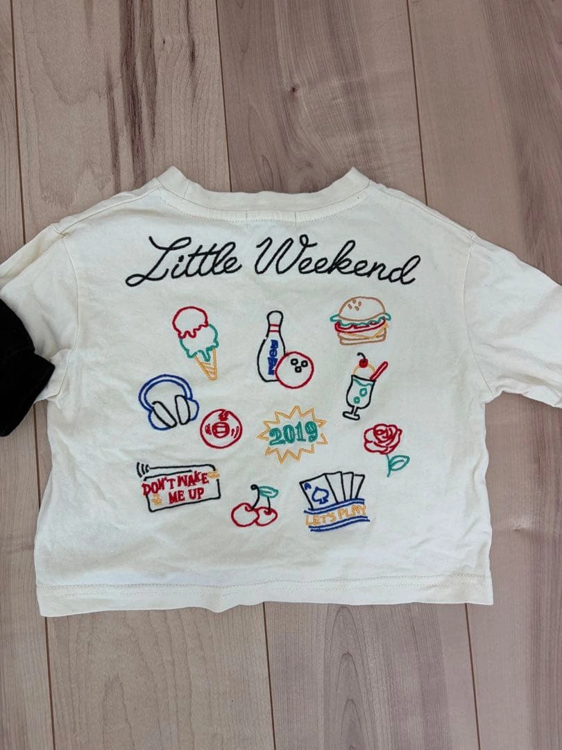 Little Weekend 半袖トップス 70cm 2枚セット 双子 おそろいの写真5枚目