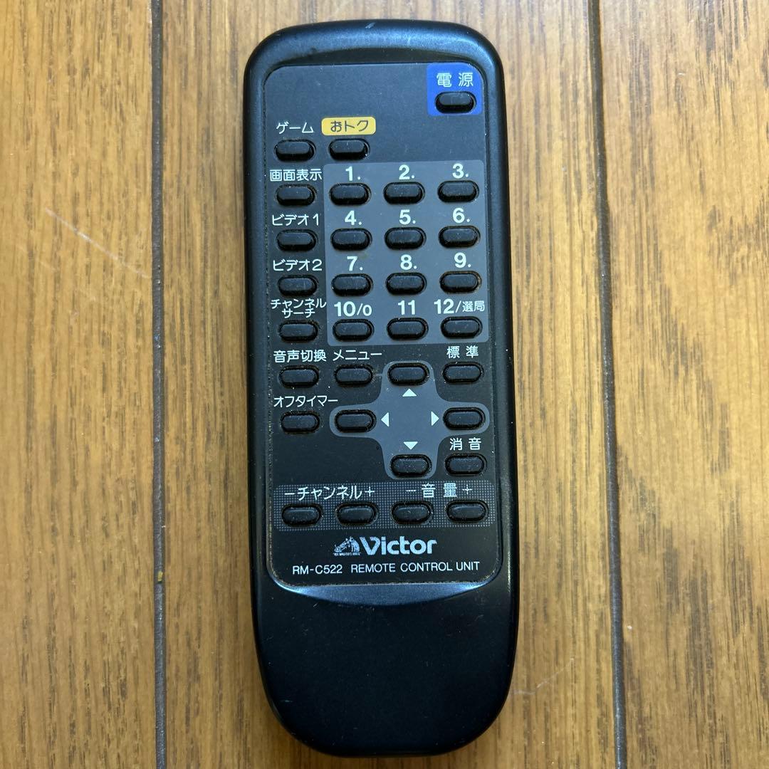 Victor テレビ用リモコン RM-C522
