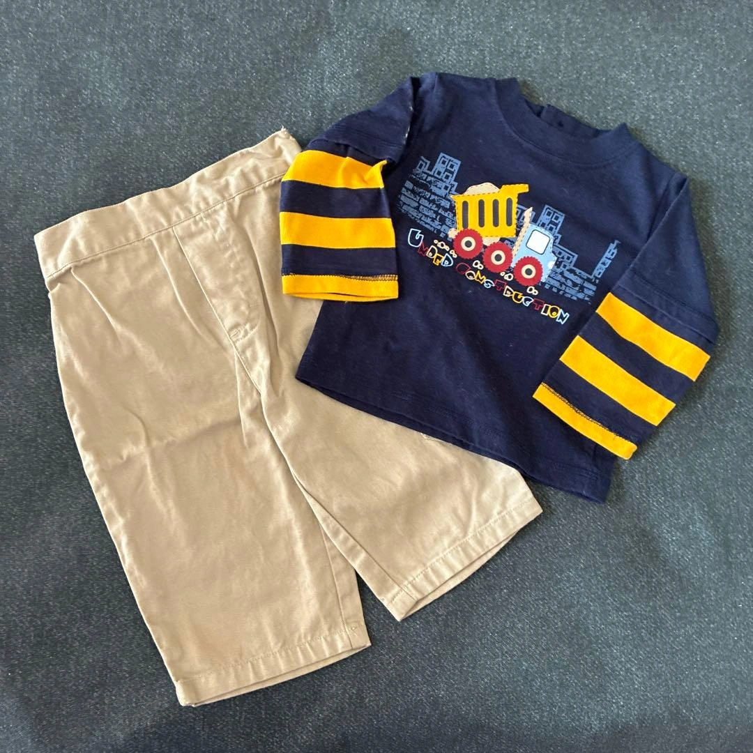 シャツとチノパンのセット 男の子用