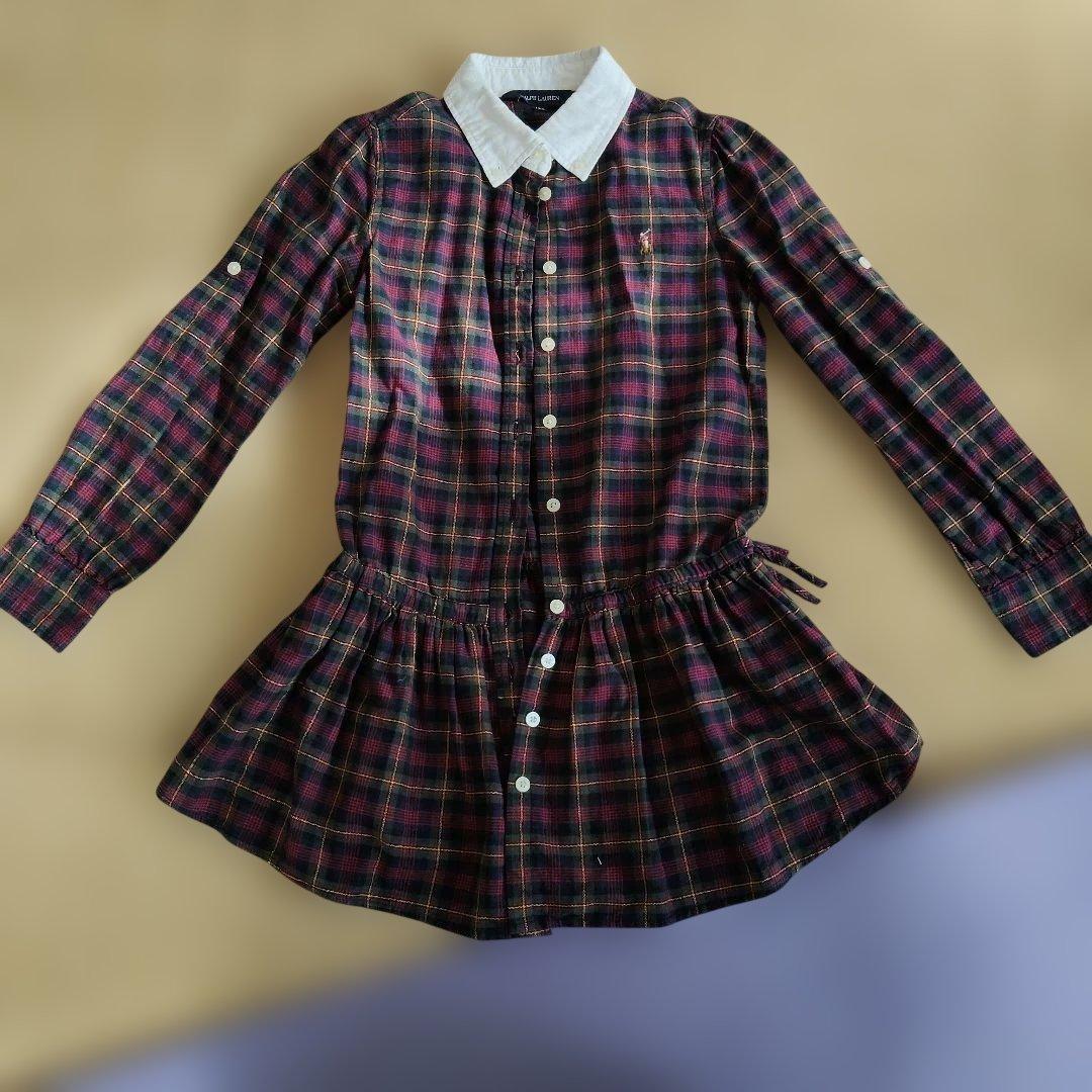 RALPH LAUREN チェック柄 ワンピース 130cm