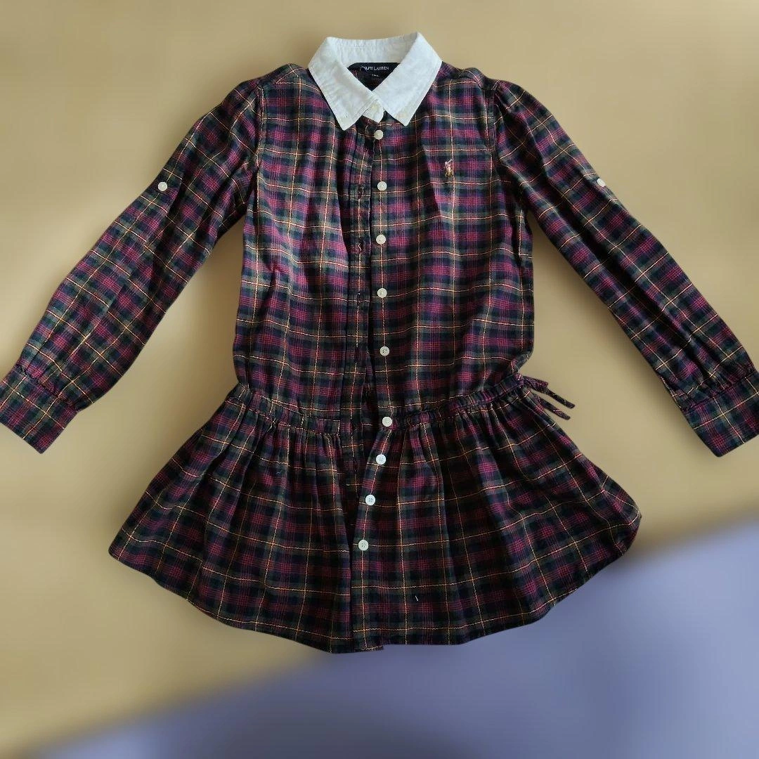 RALPH LAUREN チェック柄 ワンピース 130cm