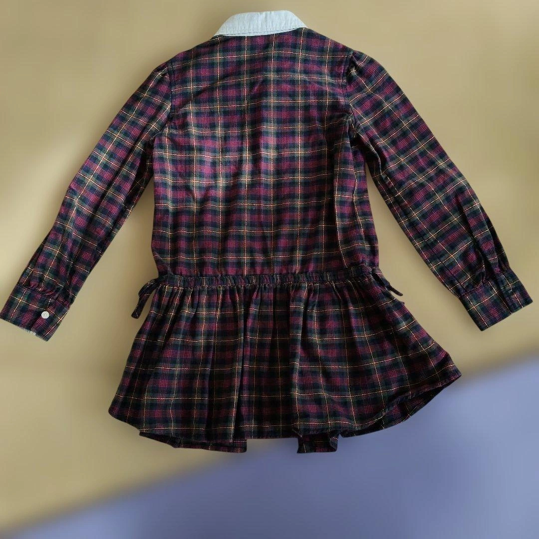 RALPH LAUREN チェック柄 ワンピース 130cmの写真2枚目