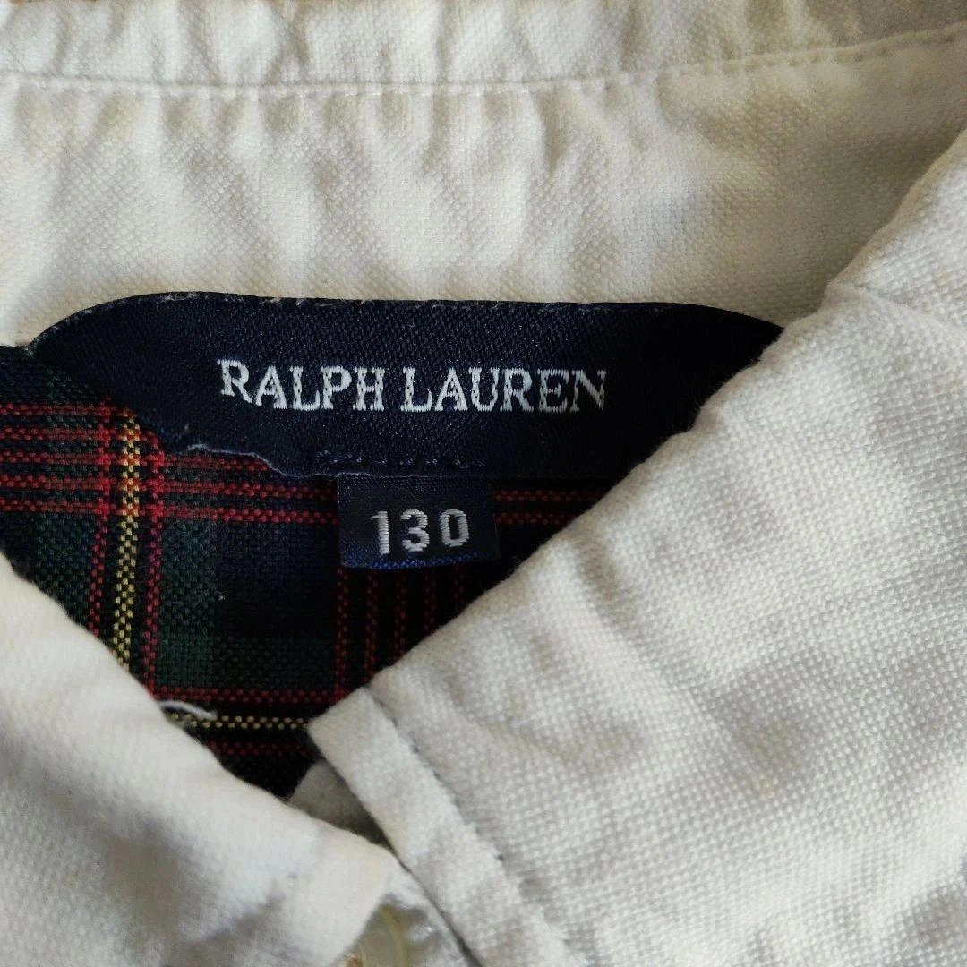 RALPH LAUREN チェック柄 ワンピース 130cmの写真4枚目