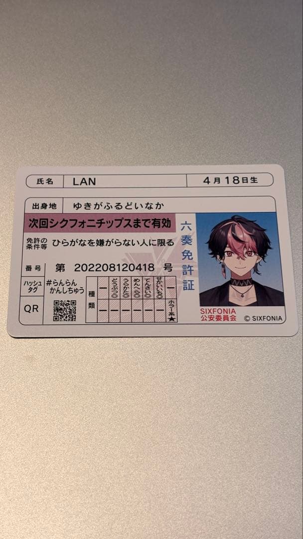 SIXFONIA シクフォニ カード 3枚セット シクフォニチップスの写真2枚目