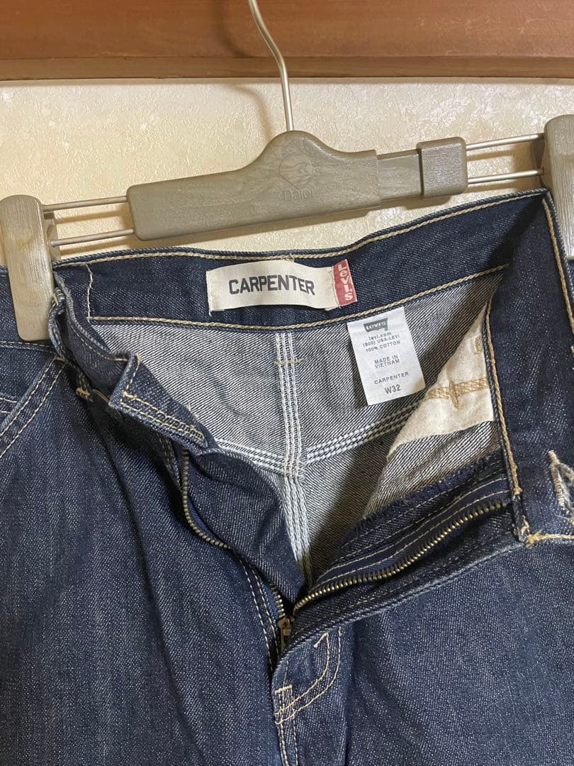 Levi's カーペンターパンツ W32 ダークデニムの写真3枚目