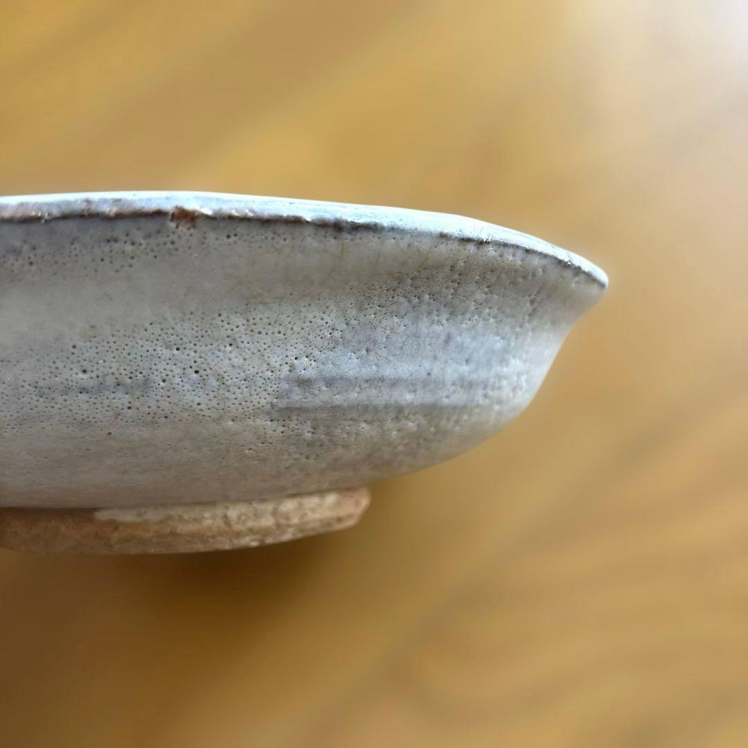作家物？粉引 白釉 盛鉢 深皿 大皿 21㎝ 和食器 陶芸 陶器 モダン うつわの写真5枚目