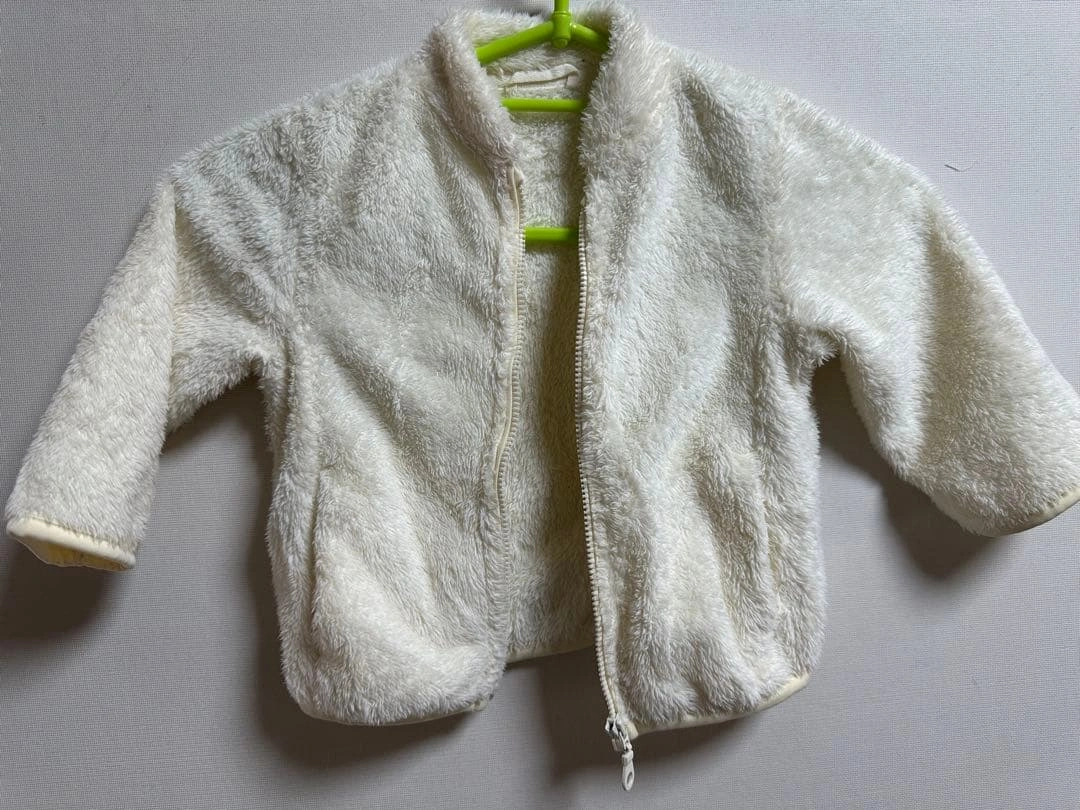 UNIQLO BABY フリースジャケット アイボリー 80cm