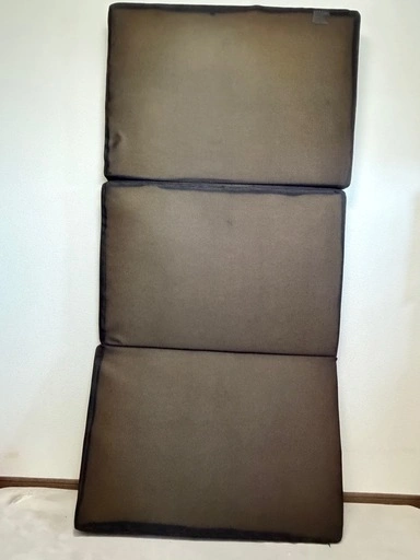 シングル 三つ折り高反発マットレス 厚さ10cm ブラックの写真3枚目
