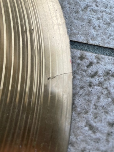 【ジャンク・割れあり】SABIAN B8 Medium Crash 16インチ クラッシュシンバルの写真2枚目