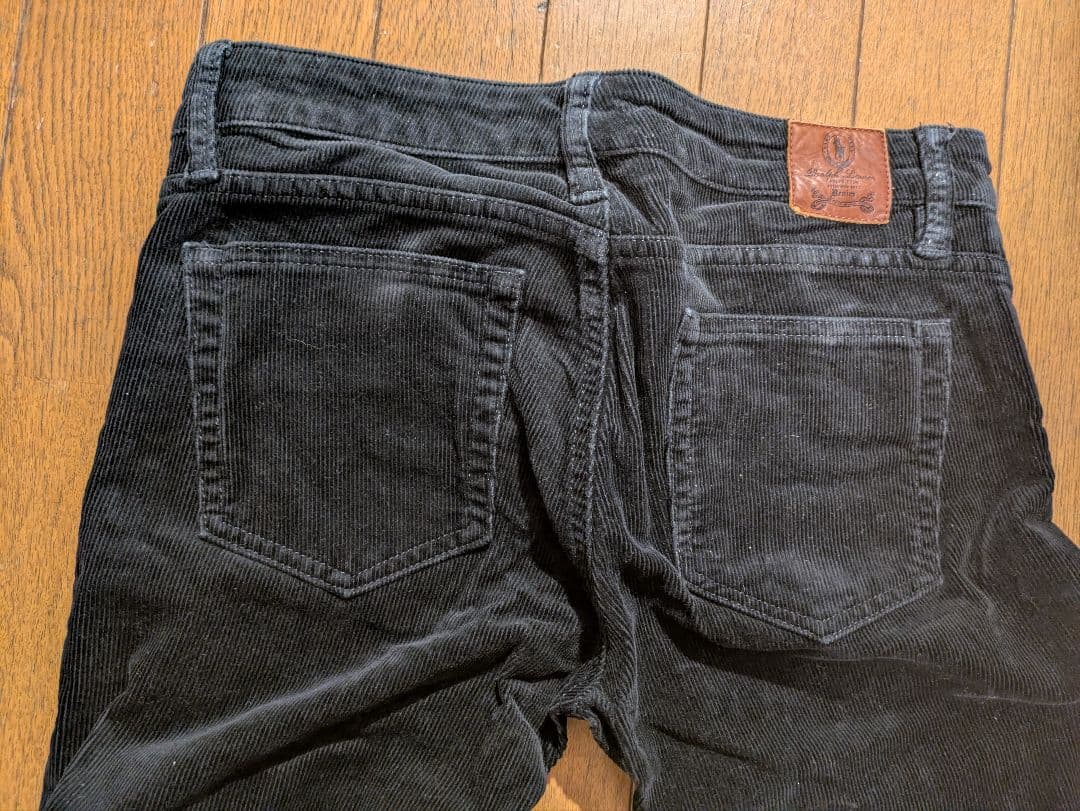 RALPH LAUREN SPORT(ラルフローレン)コーデュロイスキニーパンツ 黒　サイズ4の写真2枚目