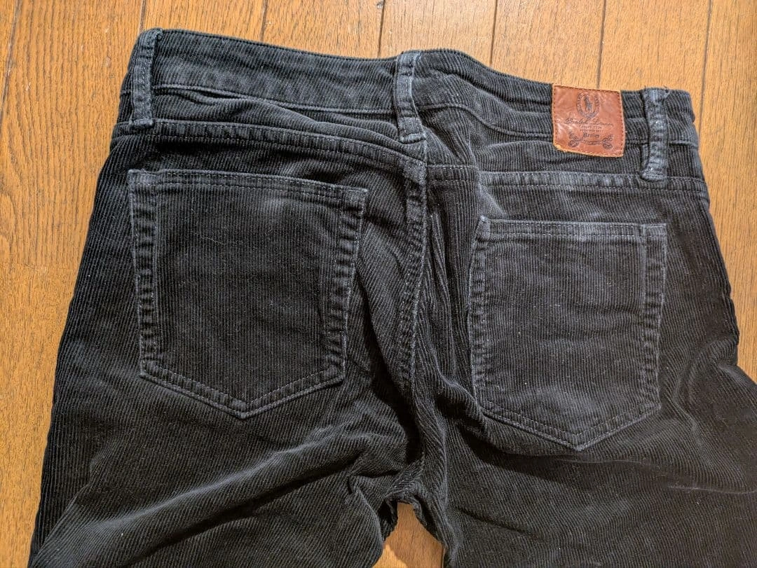 RALPH LAUREN SPORT(ラルフローレン)コーデュロイスキニーパンツ 黒 サイズ4の写真2枚目