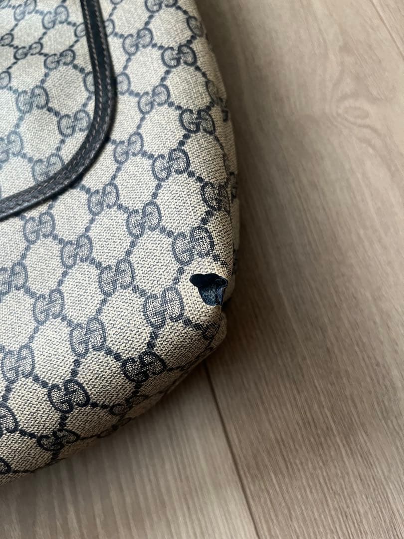 グッチ GUCCI オールド GGスプリーム シェリーライン トートバッグの写真3枚目