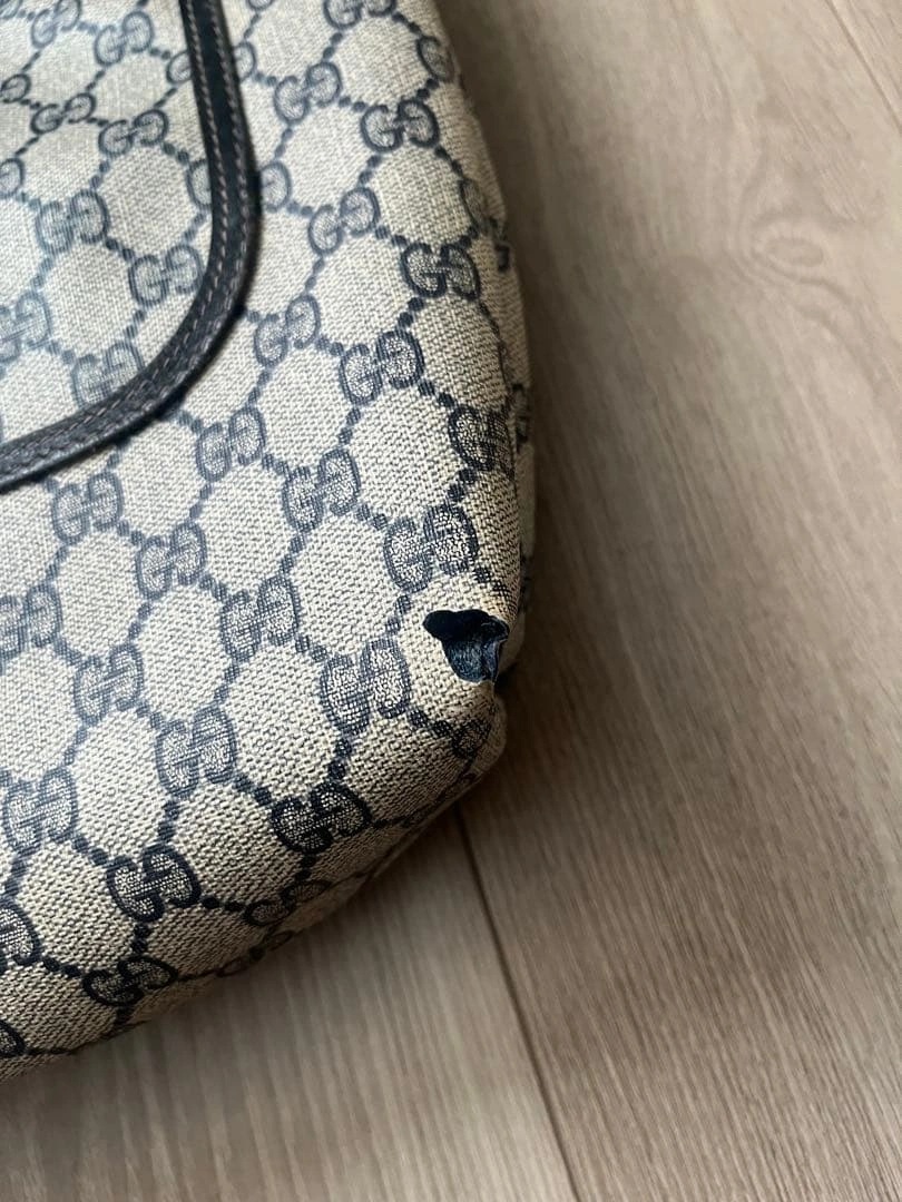 グッチ GUCCI オールド GGスプリーム シェリーライン トートバッグの写真3枚目