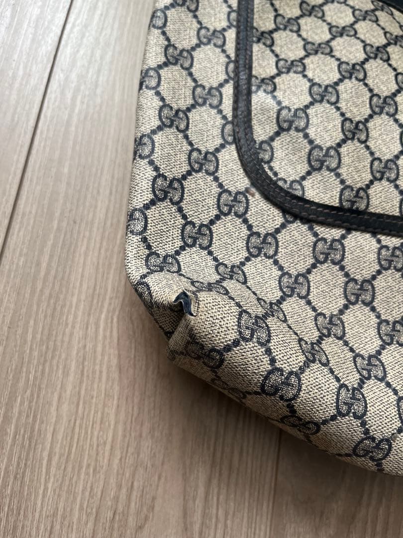 グッチ GUCCI オールド GGスプリーム シェリーライン トートバッグの写真4枚目