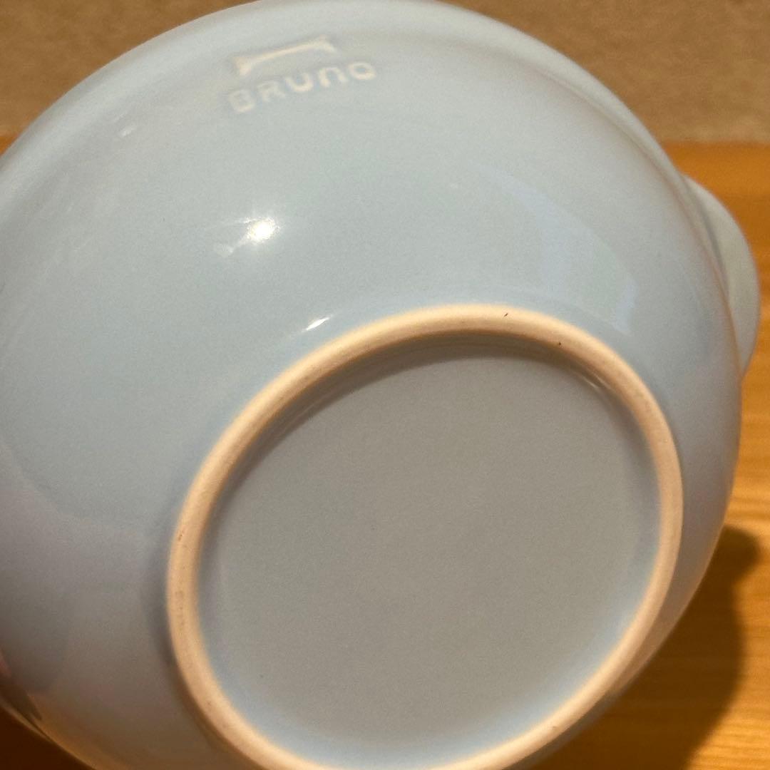 BRUNO  ブルーノ　磁器製ボウル　2個　ブルー＆ピンクの写真4枚目