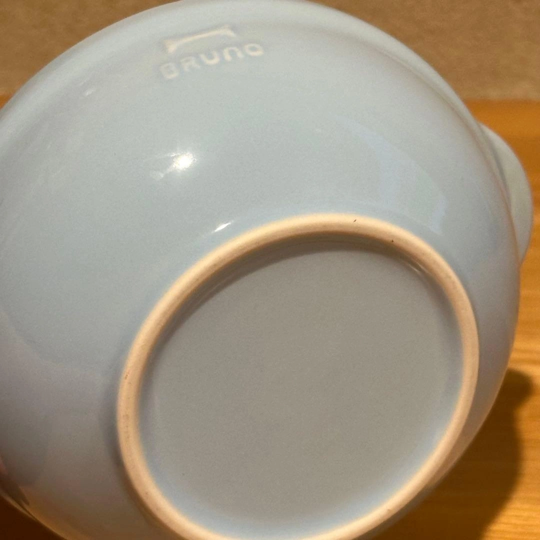BRUNO ブルーノ 磁器製ボウル 2個 ブルー&ピンクの写真4枚目