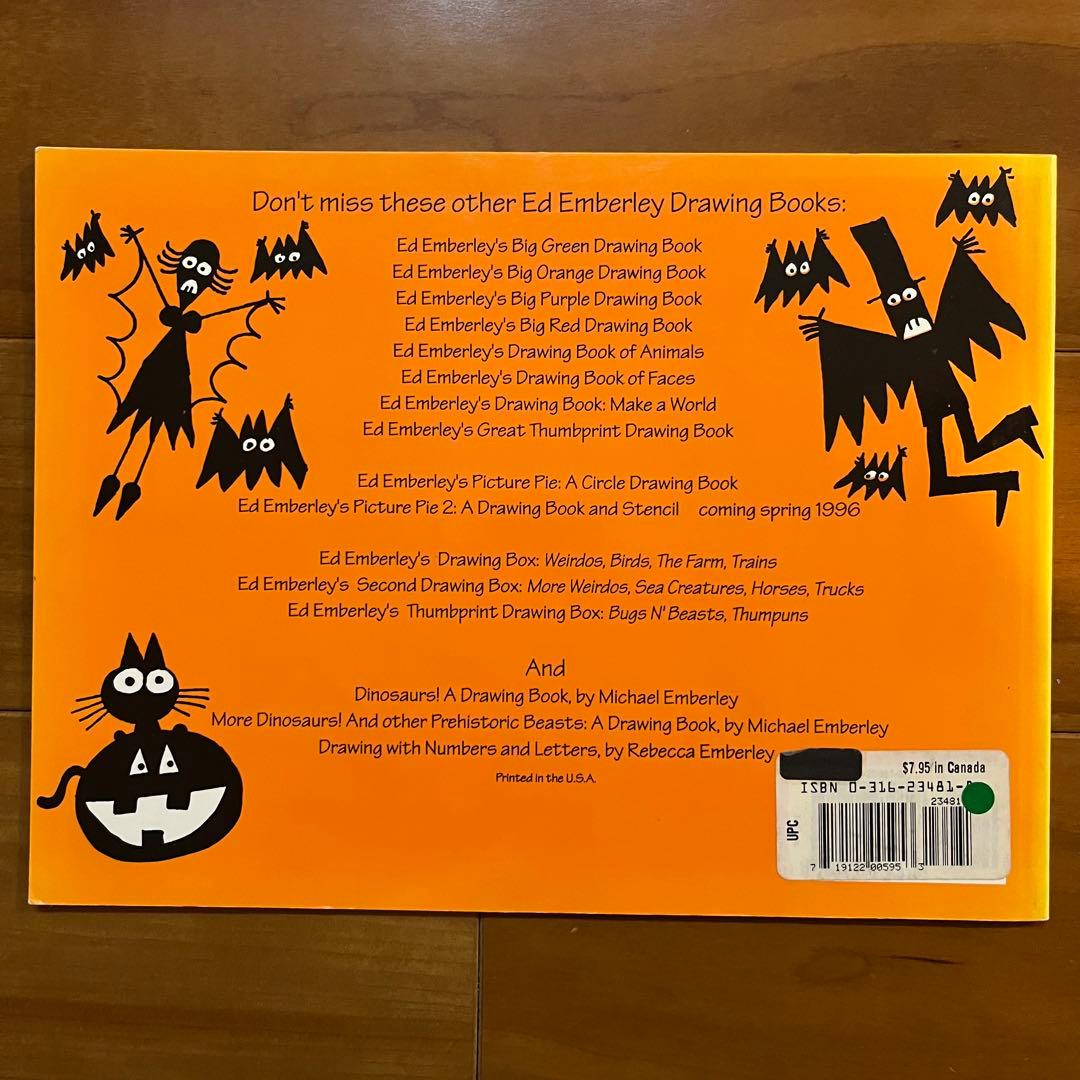Ed Emberley's Halloween Drawing Book(描き方の写真2枚目
