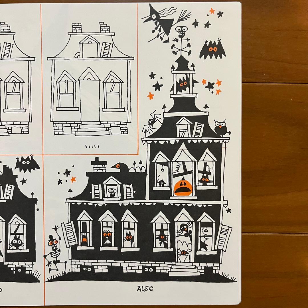 Ed Emberley's Halloween Drawing Book(描き方の写真7枚目