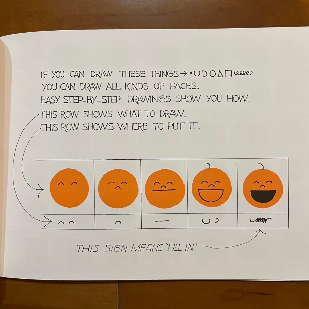 Ed Emberley's Drawing Book of Faces (描き方の写真3枚目