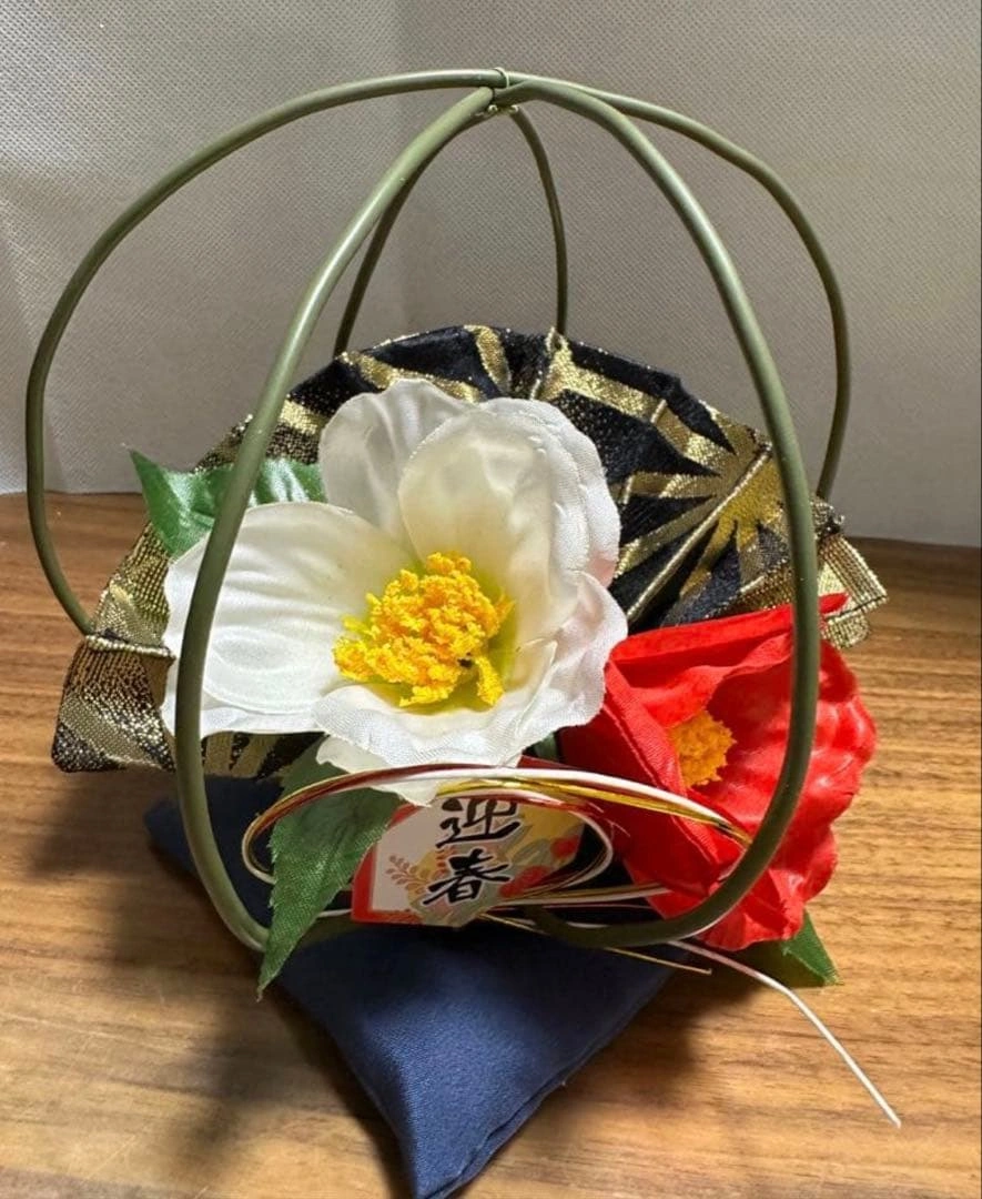 迎春を付けてお正月飾り 外して日常的な飾り ハンドメイド