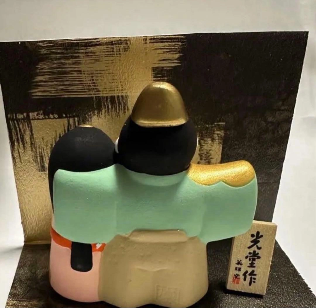 10月土日連絡で貝の器おまけ 光堂作 雛人形 親王飾り 置物の写真3枚目