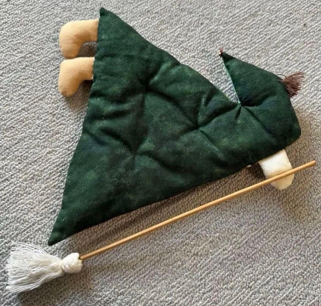 美品　ハロウィン飾り　クリスマス飾りにも　ハンドメイド 布製 魔女or妖精の写真2枚目