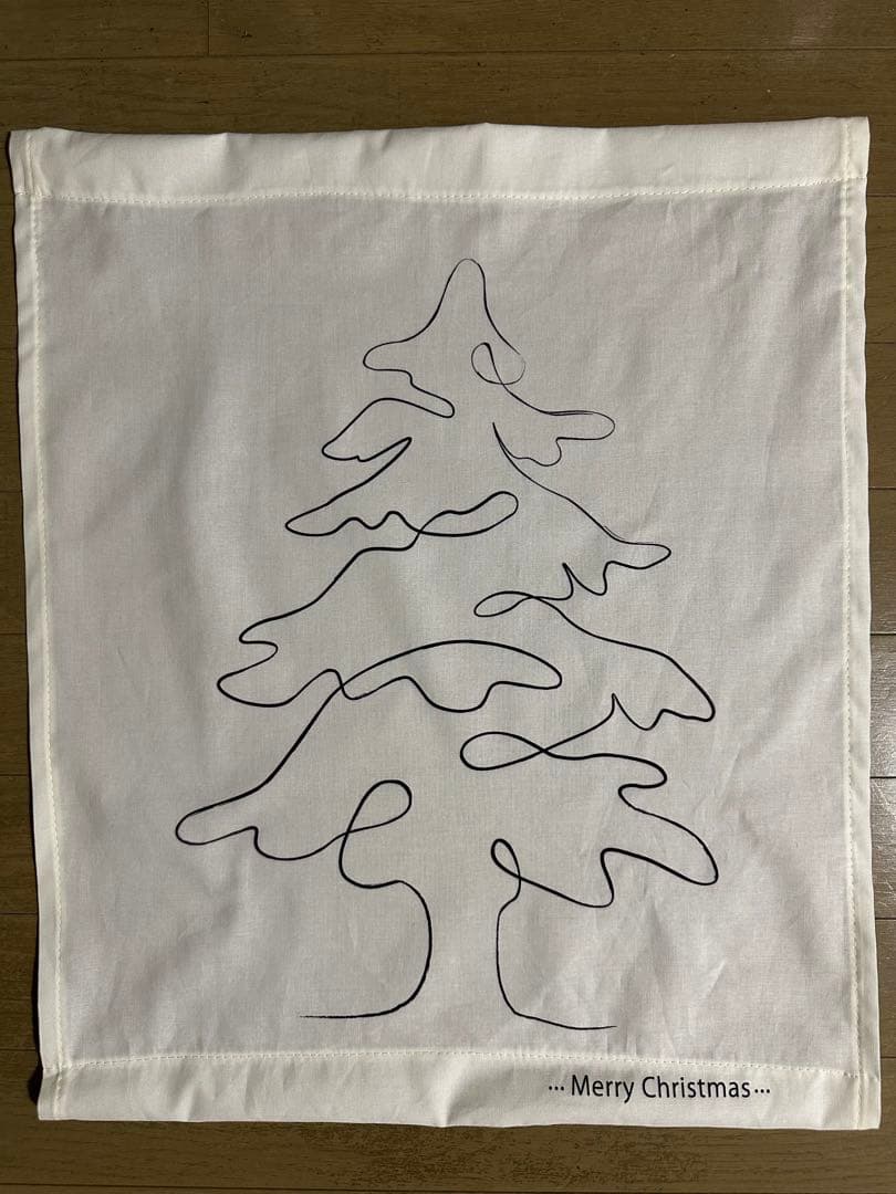 新品　クリスマス タペストリー ホワイト