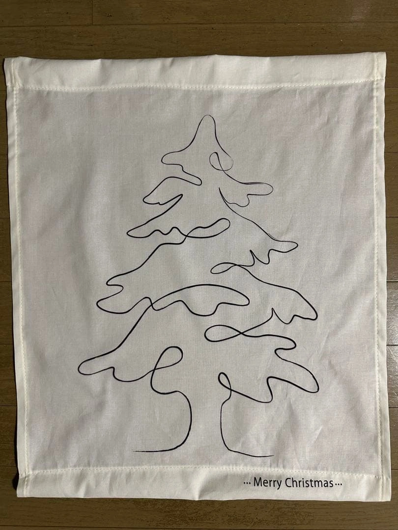 新品 クリスマス タペストリー ホワイト