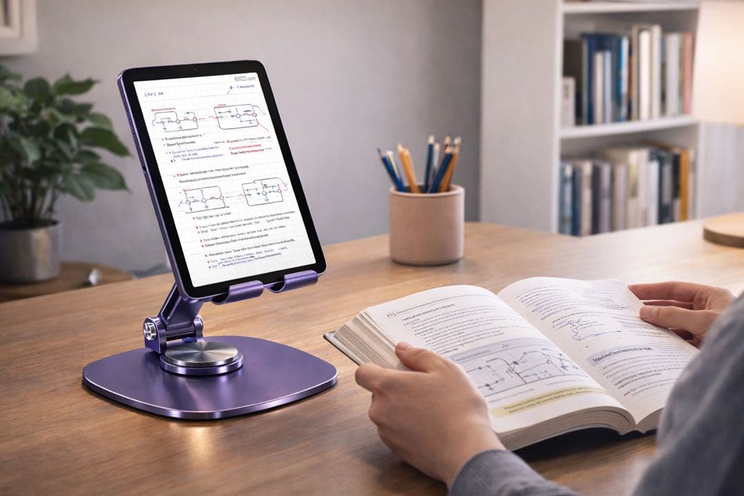 スマホスタンド タブレットスタンド iPadスタンド 自由調整 折りたたみの写真5枚目