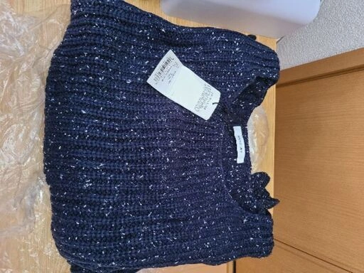 MOUSSY ネイビーニット