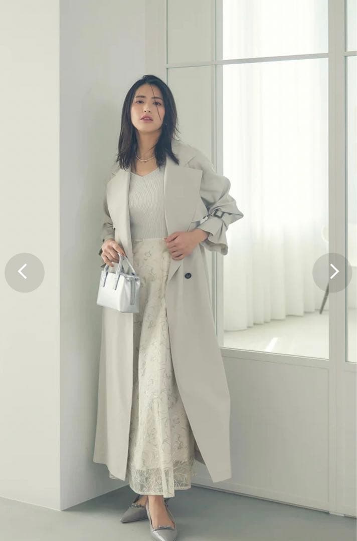 新品　PROPORTION BODY DRESSING ベーシックロングトレンチの写真2枚目