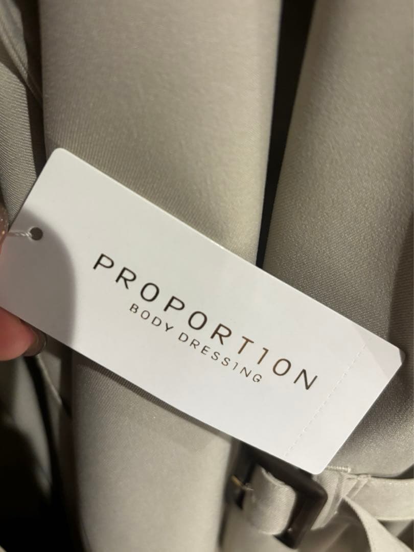 新品　PROPORTION BODY DRESSING ベーシックロングトレンチの写真4枚目