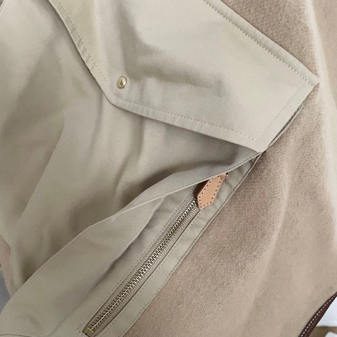 Burberry チェック ノバチェック ウールケープ 英国風 クラシカルの写真5枚目